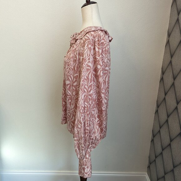 Anthropologie Florence Balducci Femme Collared Blouse - Picture 11 of 11